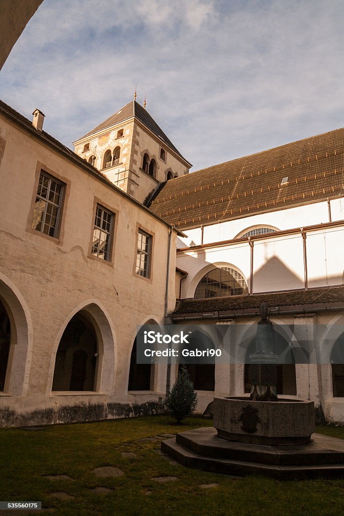 Novacella Abbey, Bolzano, Trentino Alto Adige, Italy details of the monastery complex of the Abbey of Novacella 2015 Stock Photo