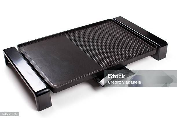 An Image Of A New Electric Barbecue On White Background Stock Photo - Download Image Now