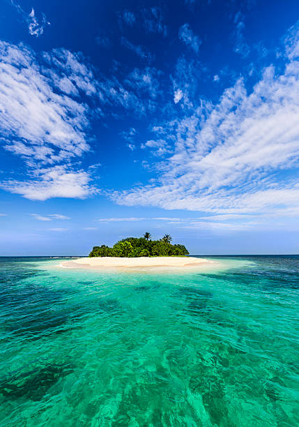 istock Lonely tropical island in the Caribbean 535561065
