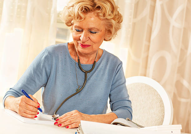 istock Senior doctor woman. 535569241