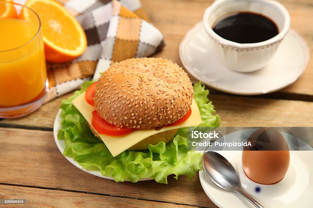 burger on wood tasty burger on wooden table 2015 Stock Photo