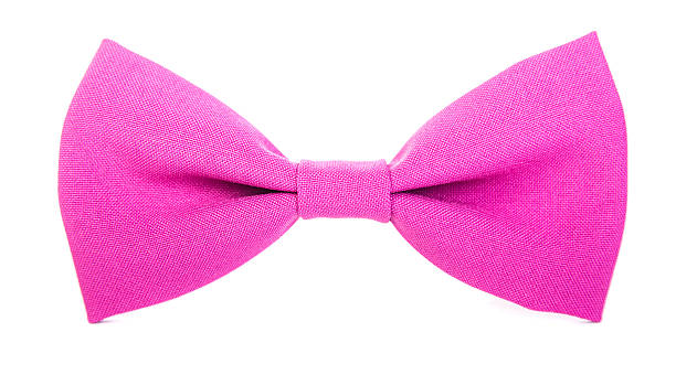istock bow tie crimson color on the isolated white background 535569437