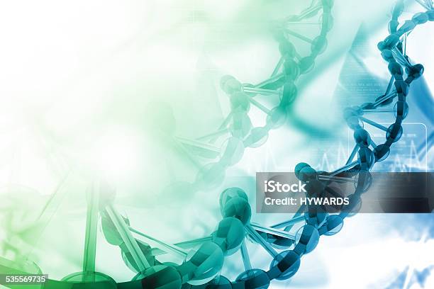 Digital Illustration Of Dna Stock Photo - Download Image Now - Genetic Research, Biotechnology, DNA