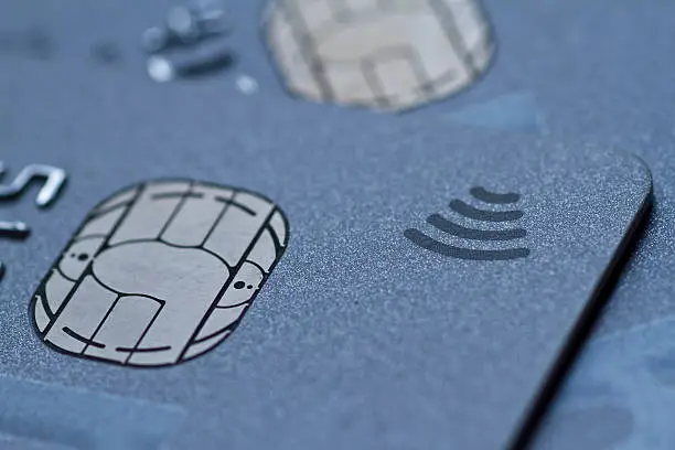 Photo of Contactless credit card with chip