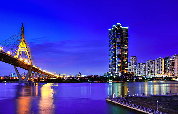 istock Bhumibol Bridge to the city 535572071