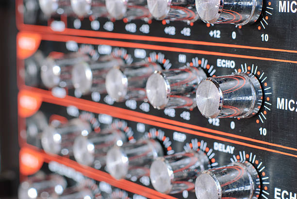 istock Audio Sound Mixer With Buttons 535572733