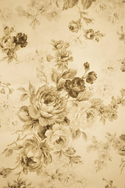 istock Vintage rose fabric background 535624289