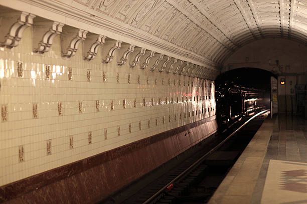 istock Interior view of subway station 535624301
