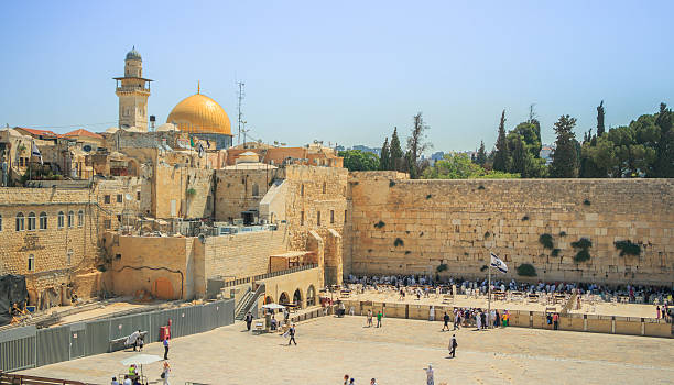 istock Wailing Wall and on the gold-plated Dome Rock Al 535626371