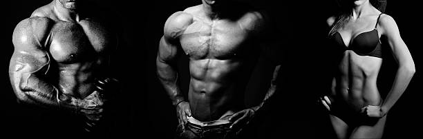 istock Bodybuilding. Man and  woman 535628565
