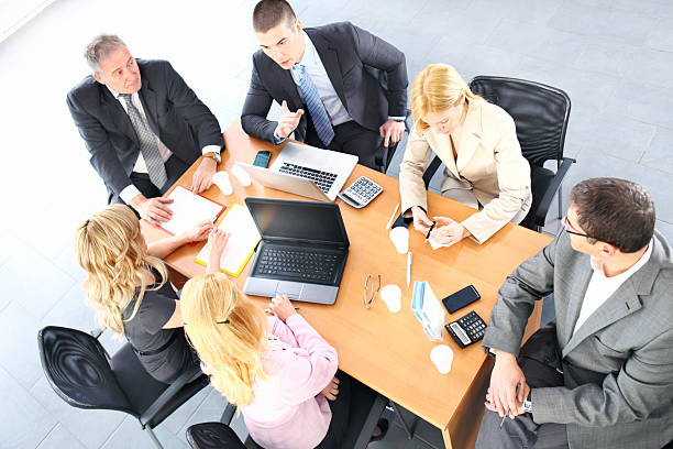 istock Business people in a meeting. 535629633