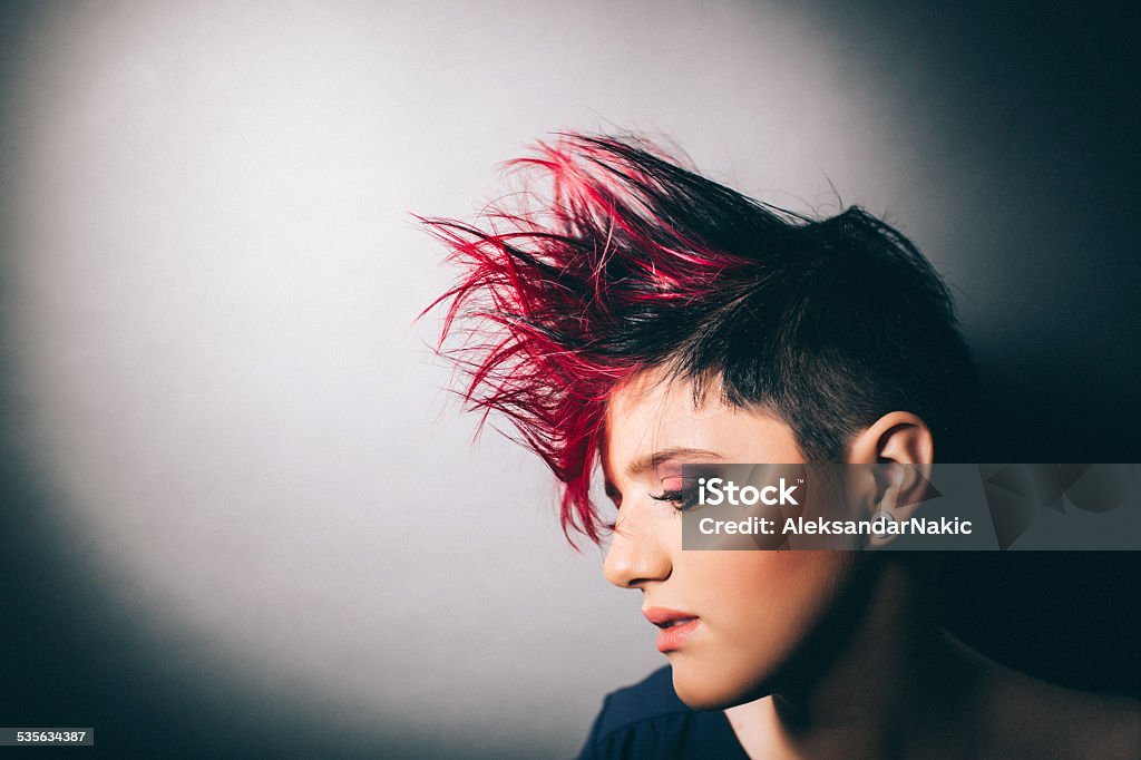 Fire Hair Stock Photo - Download Image Now - Attitude, Punk - Person, Teenage Girls - iStock Fire Hair Stock Photo - Download Image Now - Attitude, Punk - Person, Teenage Girls - iStock