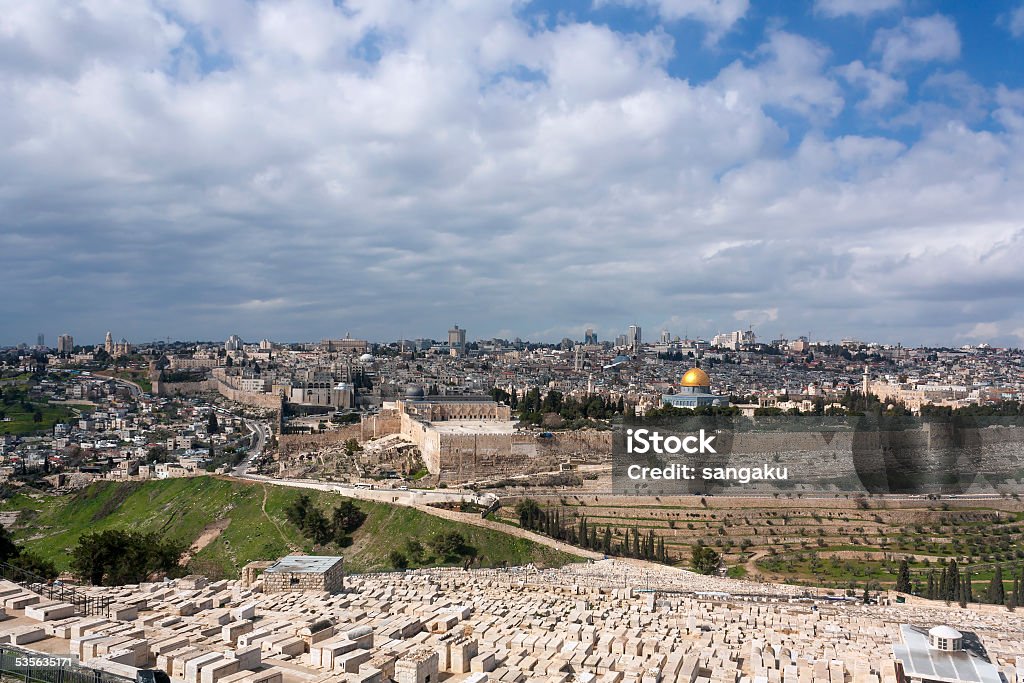 The Holy City of Jerusalem 2015 Stock Photo