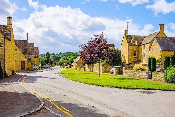 istock Old English village in Cotswolds area 535637728