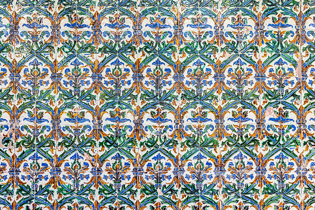 Seville Alcazar Spain, Andalusia Region. Detail of Alcazar Royal Palace in Seville. alcazares reales of sevilla stock pictures, royalty-free photos & images