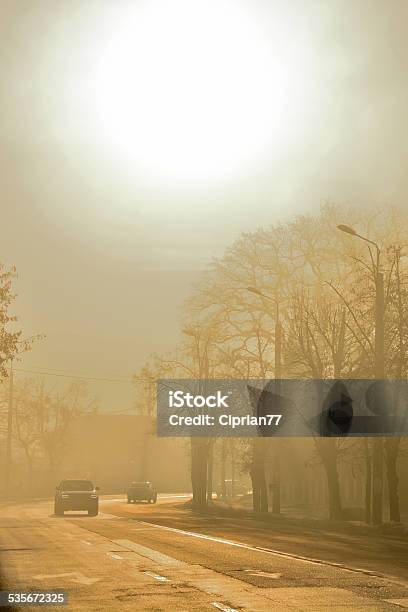 Foggy Road Stock Photo - Download Image Now - 2015, Asphalt, Autumn