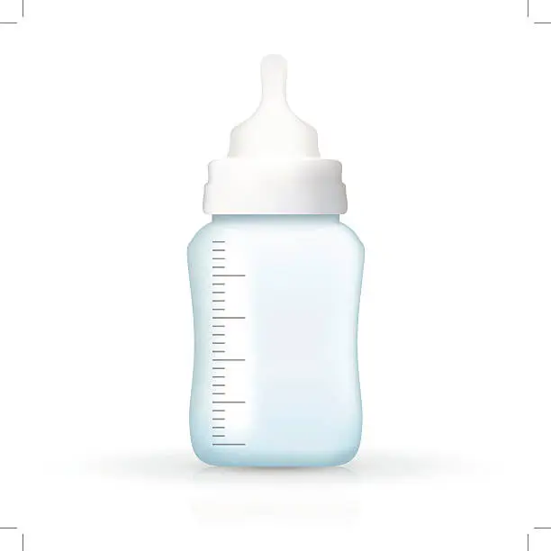 Vector illustration of baby bottle
