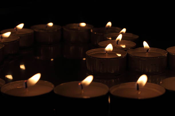 istock Heart of candles 535673339