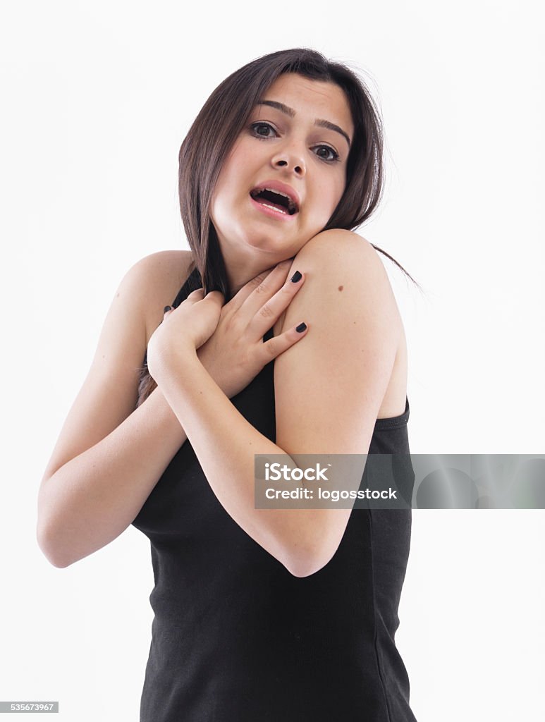 Facial expressions of a beautiful young woman 20-29 Years Stock Photo