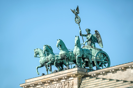 Vienna, Austria - May 2023: Statue of Prince Eugen,Prinz Eugen-Reiterstatue
