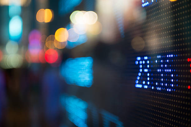 istock Digital stock market chart display 535675933