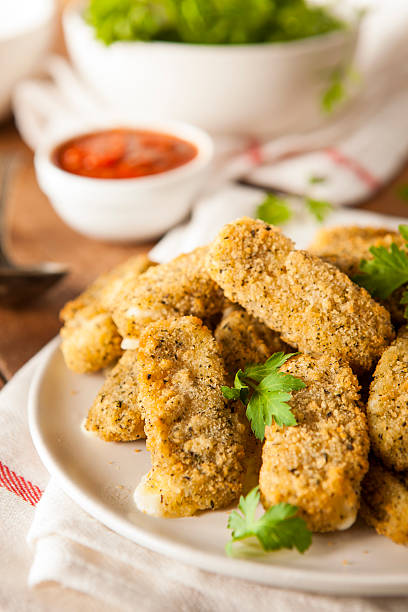 istock Homemade Cheesy Mozzarella Sticks 535676993