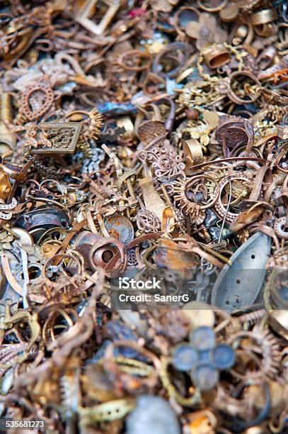 Scrap Jewelry Stock Photo - Download Image Now - Garbage, Jewelry, 2015