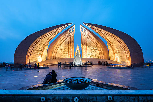 paquistão monumento islamabad - arco caraterística arquitetural - fotografias e filmes do acervo