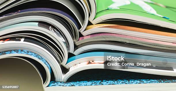 Reading Magazines Stock Photo - Download Image Now - Reading, The Media, 2015