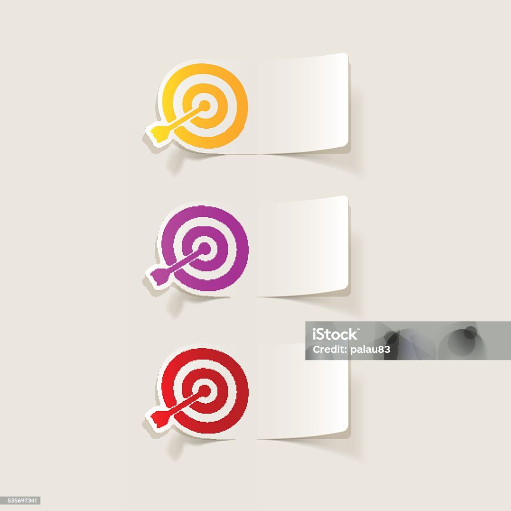 Design Elements Tagret Realistic Design Element Target Stock Illustration - Download Image Now ...