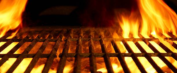 istock BBQ or Barbecue or Barbeque or Bar-B-Q Charcoal Fire Grill 535700175