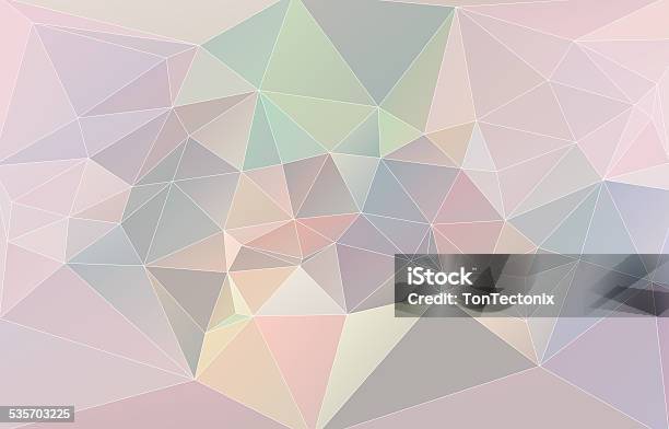Pastel Polygon Geometric Stock Photo - Download Image Now - 2015, Abstract, Art