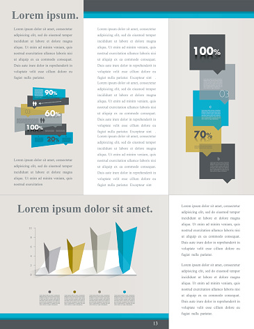 Graphical Text Sample Sample Text Page Info Graphic Stock Illustration - Download Image Now ...