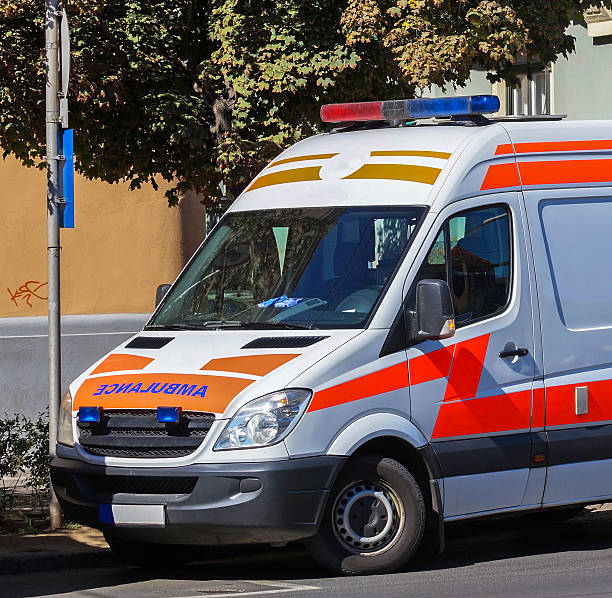 istock Ambulance is waiting on the street 535725061