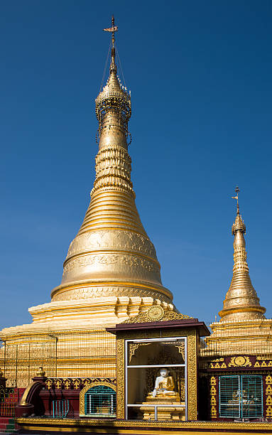 The Thein Daw Gyi Pagoda in Myeik, Myanmar stock photo