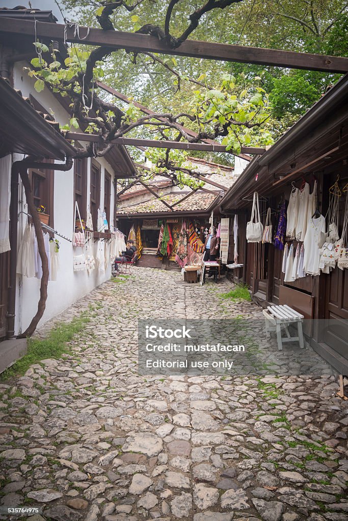Safranbolu Arastas&#305; Safranbolu, Turkey - May 1, 2014: Yemeniciler Bazaar located in the town of Safranbolu Bazaar where builded the Ottoman period, this market mutual introverted shops that lined the street is composed of two.  They have occurred two long way short of two intersecting streets. 2015 Stock Photo