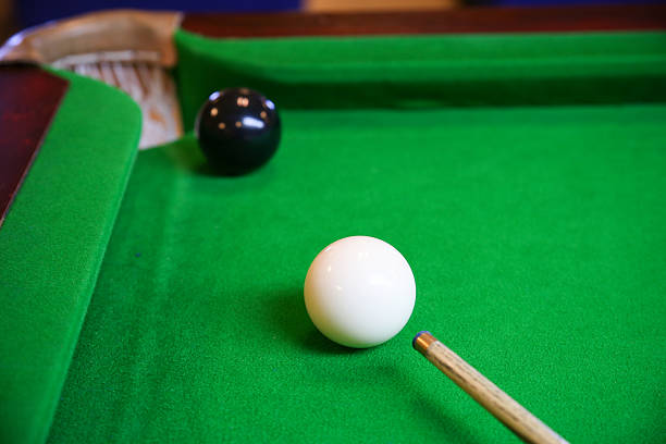 istock Snooker ball on snooker table 535765139
