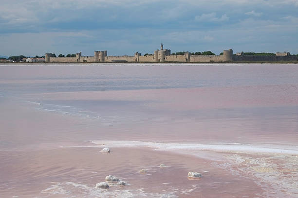 istock Aigues-Mortes and the Salt evaporation pond 535765177