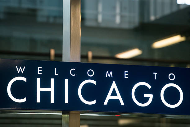 de chicago - airport usa business ohare airport photos et images de collection