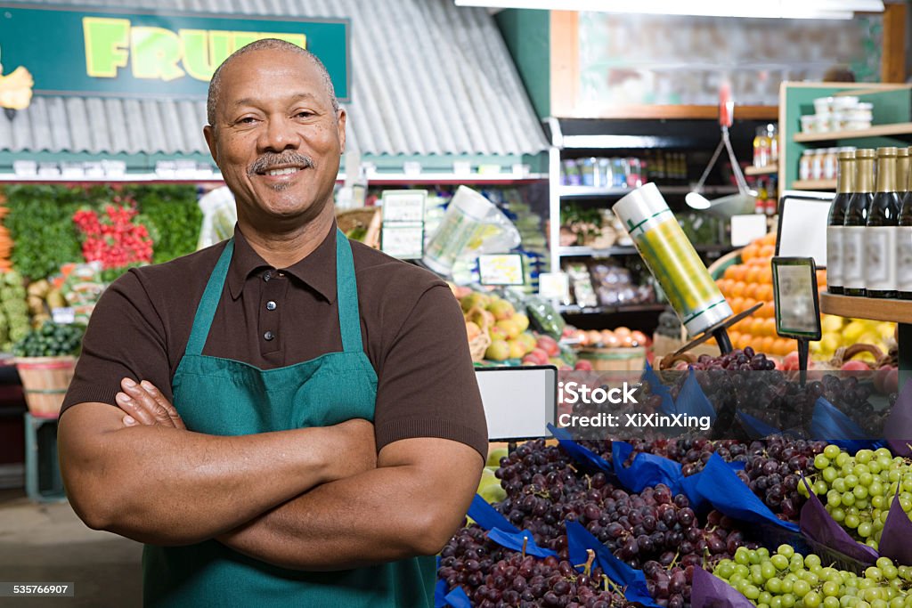 Greengrocer Grocer Stock Photo