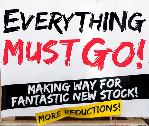 istock Closing Down Sign In A Shop Window 535767117