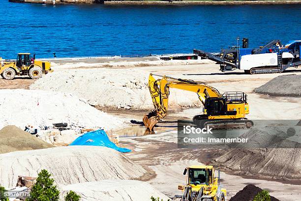 Baustelle Mit Buldozer Und Baumaschine Textfreiraum Stockfoto und mehr Bilder von Baugewerbe