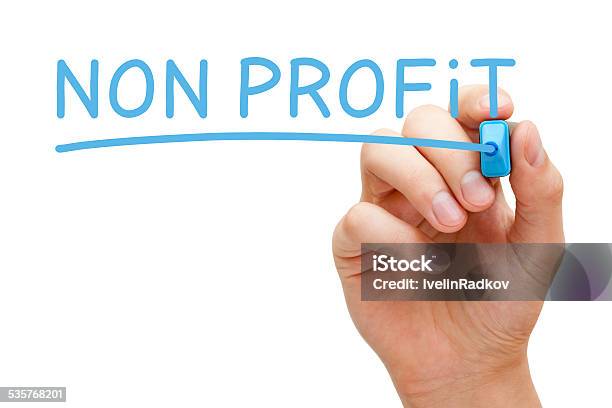 Non Profit Blue Marker Stock Photo - Download Image Now - 2015, A Helping Hand, Abundance
