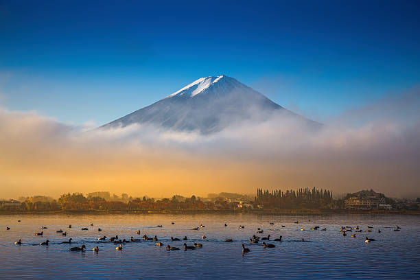 istock Mountain Fuji and Kawaguchiko lake 535768957