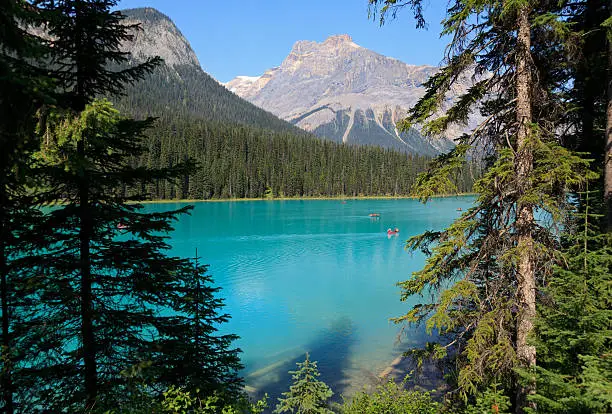 Emerald Lake im Yoho National Park in British Columbia