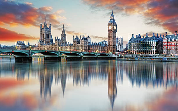 londra-palazzo di westminster con il big ben, inghilterra, regno unito - victoria tower foto e immagini stock