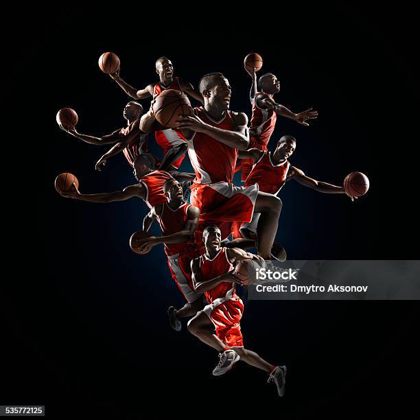 Basketball Legendary Slam Dunks Stock Photo - Download Image Now - Basketball - Sport, Basketball Player, Slam Dunk