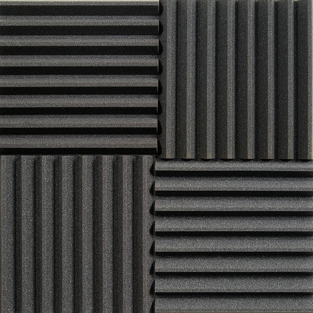 Studio acoustic tiles Background photo of recording studio sound dampening acoustical foam or tiles. acoustic music photos stock pictures, royalty-free photos & images