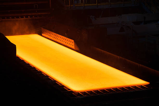 Glowing Steel in a Steelwork