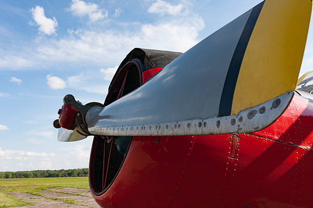 istock Old agricultural aircraft. Details and cockpit 535793466